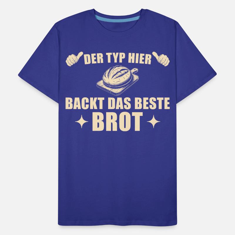 Brot backen - Bester Bäcker Geschenkidee Männer Premium Bio T-Shirt
