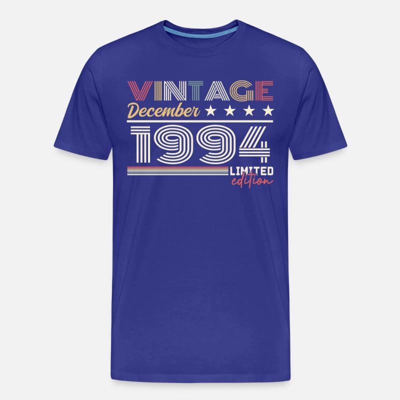 Geschenk Dezember 1994 - Männer Premium Bio T-Shirt - Königsblau