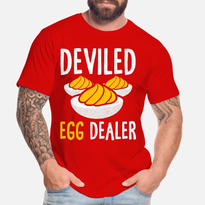 Stuffed Eggs Deviled Eggs Thanskgiving Men's Premium Organic T-Shirt