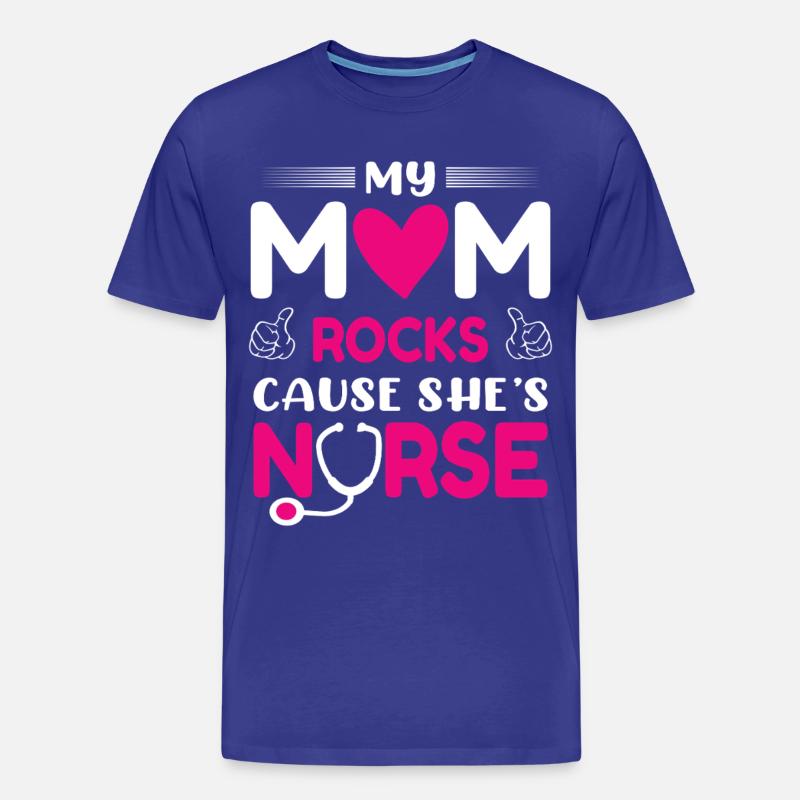 Krankenschwester Mutter - Männer Premium Bio T-Shirt - Königsblau