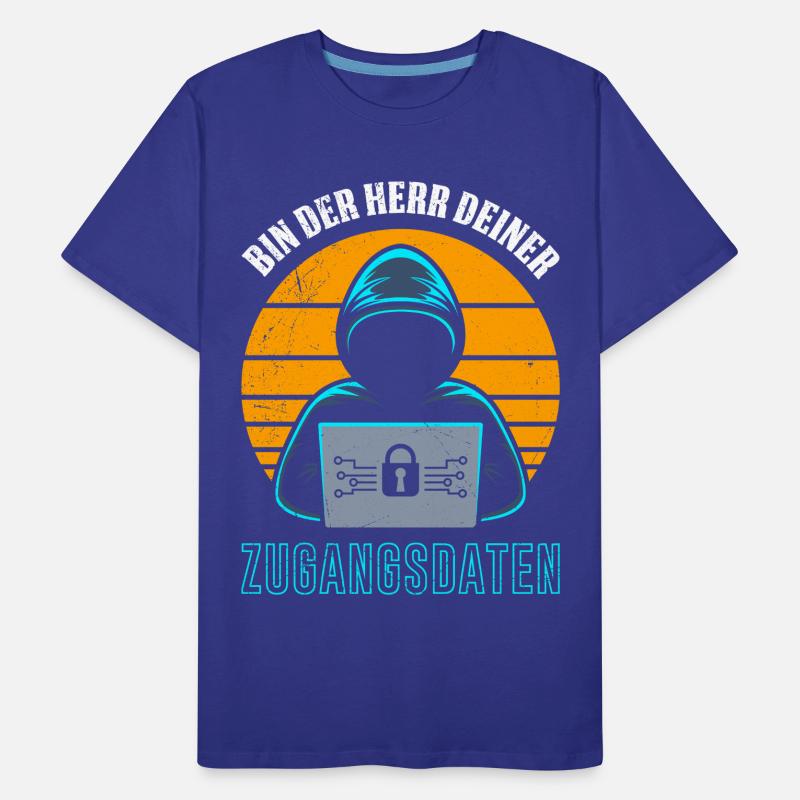 Science Coder BIN DER HERR DEINER ZUGANGSDATEN Männer Premium Bio T-Shirt
