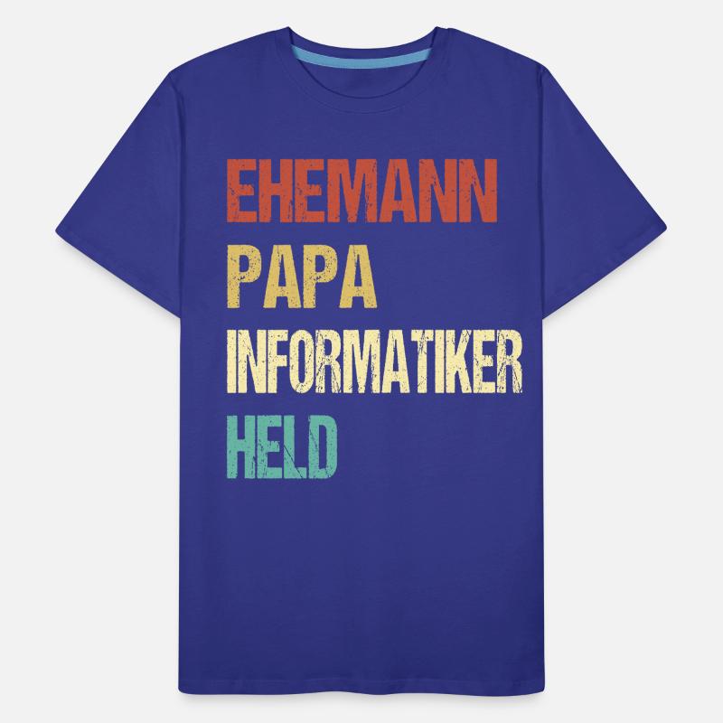 Computer scientist dad Men's Premium Organic T-Shirt