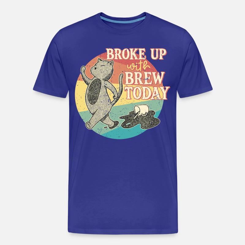 Kaffeeentzug Koffeinfrei Ex-Kaffeetrinker - Männer Premium Bio T-Shirt - Königsblau