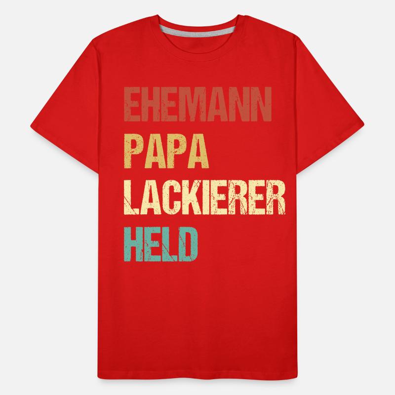 Painter Dad Men's Premium Organic T-Shirt