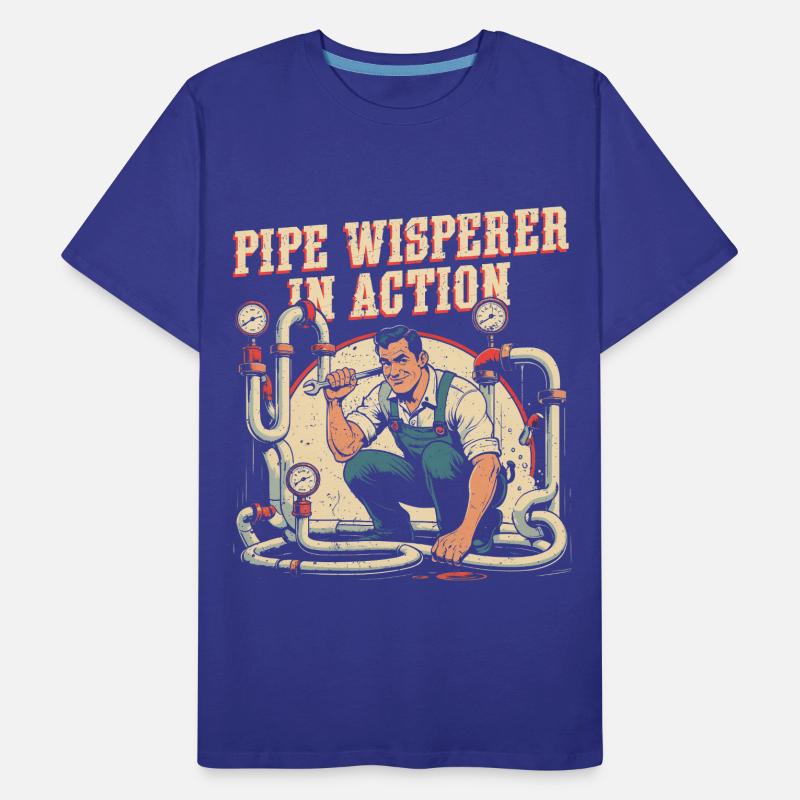 Pipe Layer Pipe Builder Pipe Whisperer T-shirt bio Premium Homme