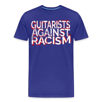 Gitarristen gegen Rassismus - Männer Premium Bio T-Shirt - Königsblau - Vorne - Damien (186cm)