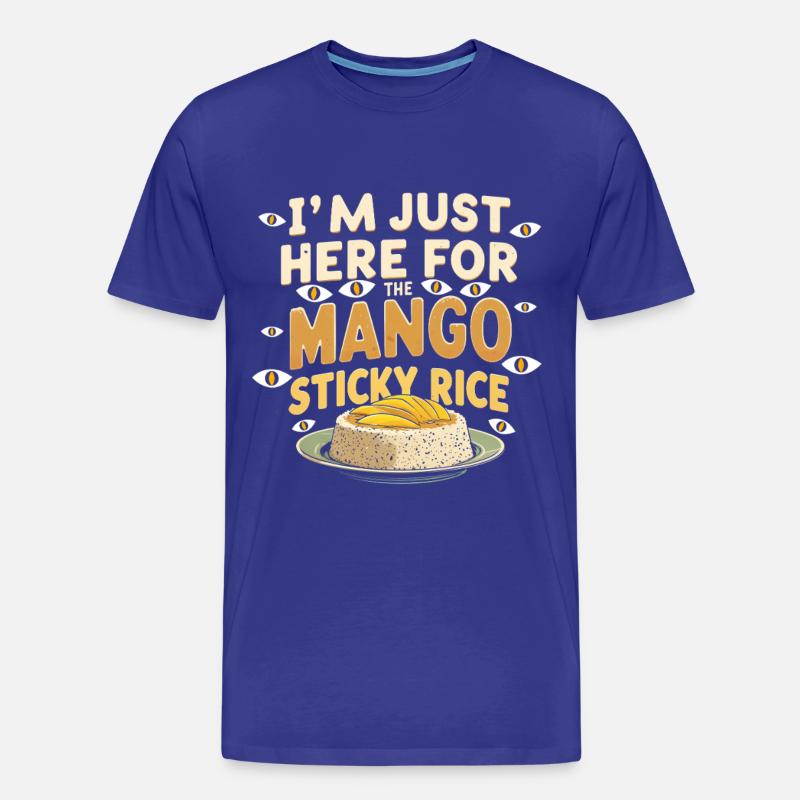 Mango Sticky Reis - Männer Premium Bio T-Shirt - Königsblau