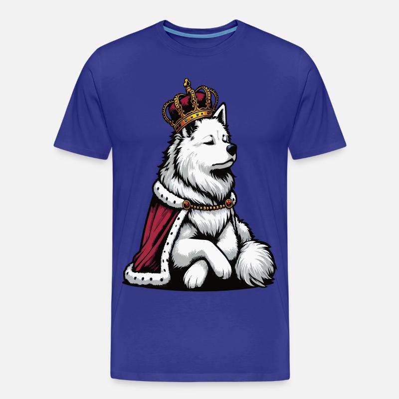 Weißer Schäferhund Schäferhund Schäferhunde - Männer Premium Bio T-Shirt - Königsblau