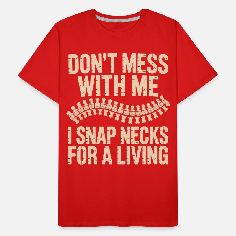 Ne me cherche pas à cou zippé T-shirt bio Premium Homme