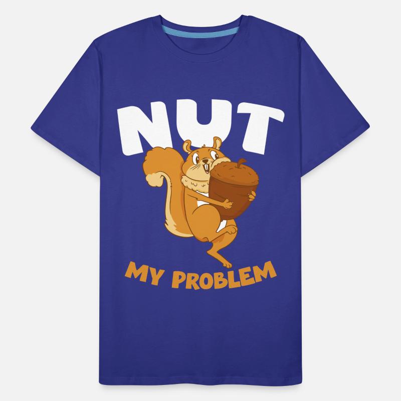 NUT MY PROBLEM Eichhörnchen Männer Premium Bio T-Shirt