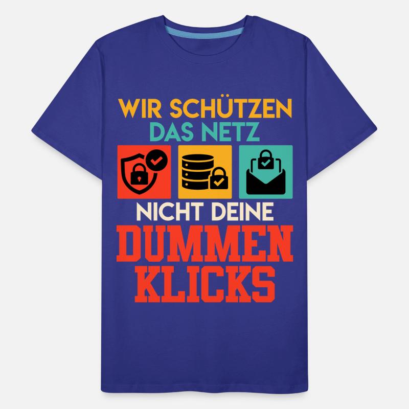 Codeur NOUS N’UTILISONS PAS LE NET VOS CLICS STUPIDES T-shirt bio Premium Homme