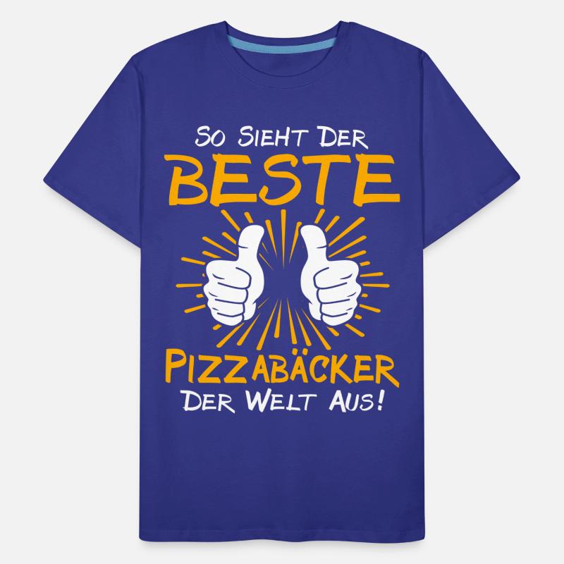 Pizzabäcker Geschenkidee Männer Premium Bio T-Shirt