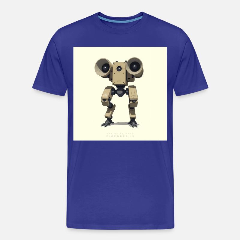 OBM_Eigenbraun - Männer Premium Bio T-Shirt - Königsblau