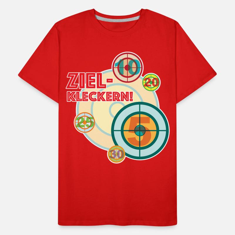 Target spilling - because something always goes wrong Men's Premium Organic T-Shirt