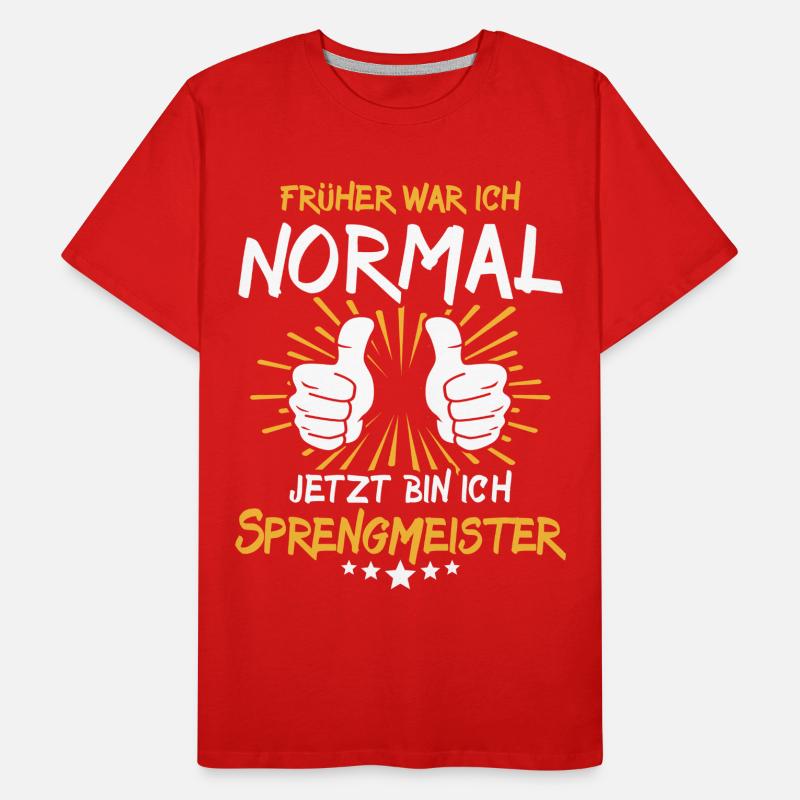 Sort de Commandant de Démolition T-shirt bio Premium Homme