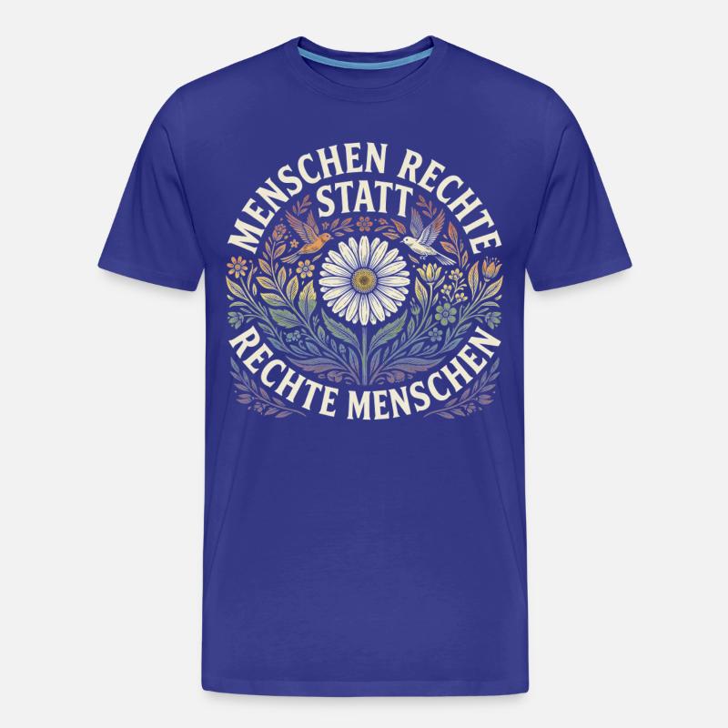 Equality Statement Radicalized by Decency Trend - Männer Premium Bio T-Shirt - Königsblau