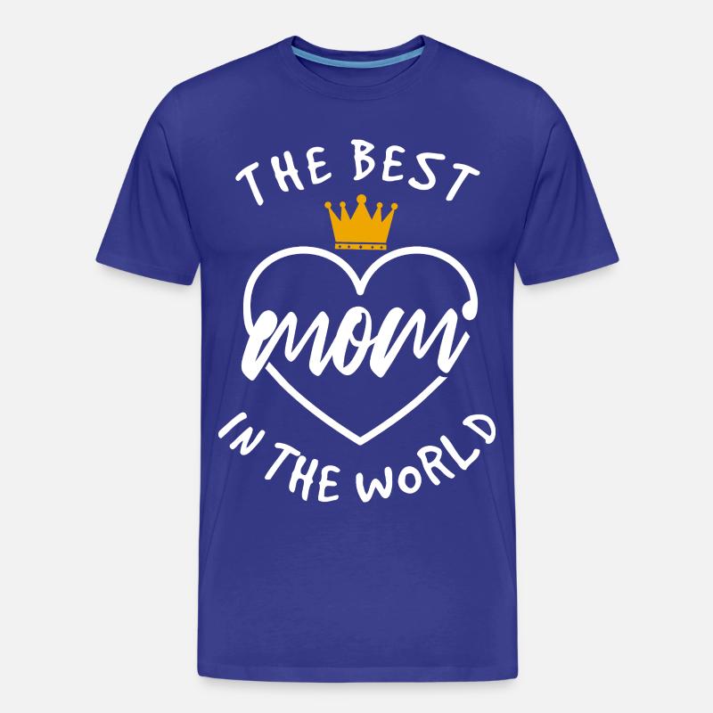 Die beste Mutter der Welt - Männer Premium Bio T-Shirt - Königsblau
