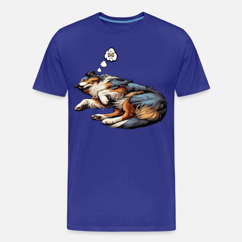 Australian Shepherd Aussie Aussiebesitzer Aussies - Männer Premium Bio T-Shirt - Königsblau