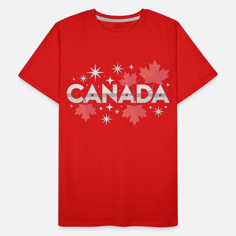 Canada Maple Leaf Gift Idea Men's Premium Organic T-Shirt