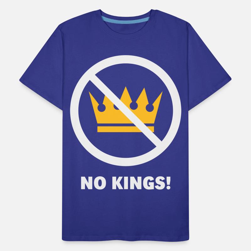 Pas de rois ! (Projet de protestation / NEG 2C) T-shirt bio Premium Homme