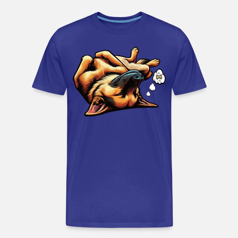 Deutscher Schäferhund Schäferhunde Schäferhunde - Männer Premium Bio T-Shirt - Königsblau