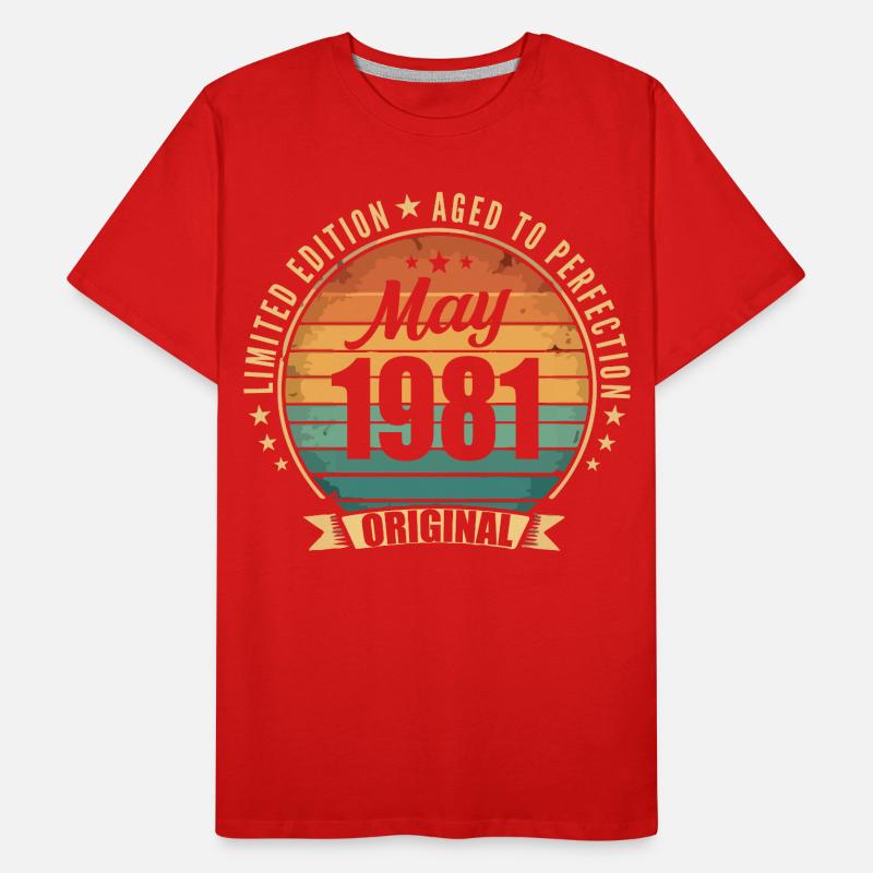 Légende de Mai 1981 Édition Limitée T-shirt bio Premium Homme