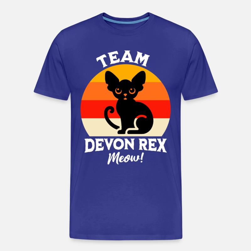 Team Devon Rex - Männer Premium Bio T-Shirt - Königsblau