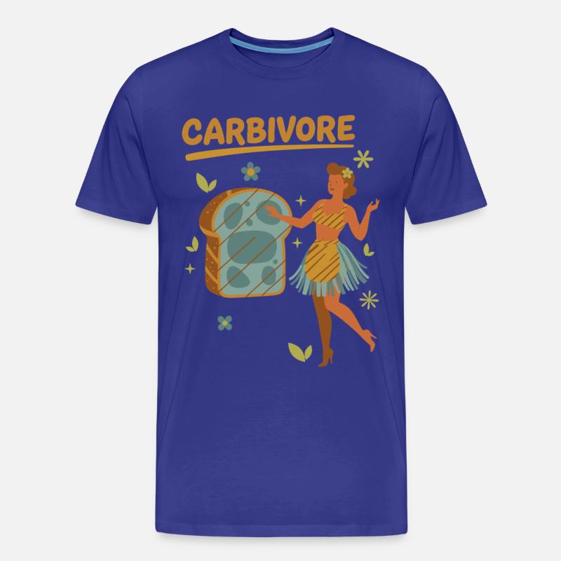Sauerteig Brot Backbäcker KARBIVORE Sauerteig - Männer Premium Bio T-Shirt - Königsblau