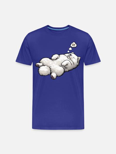Samoyed Samoyed Owner Samoyed Lovers - Men's Premium Organic T-Shirt - royal blue