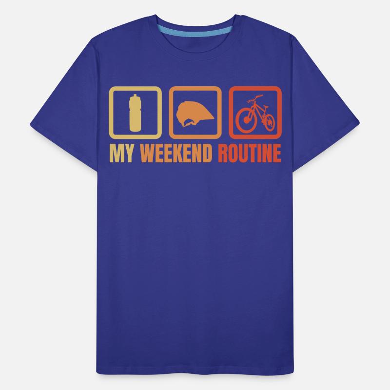 My weekend routine Men's Premium Organic T-Shirt