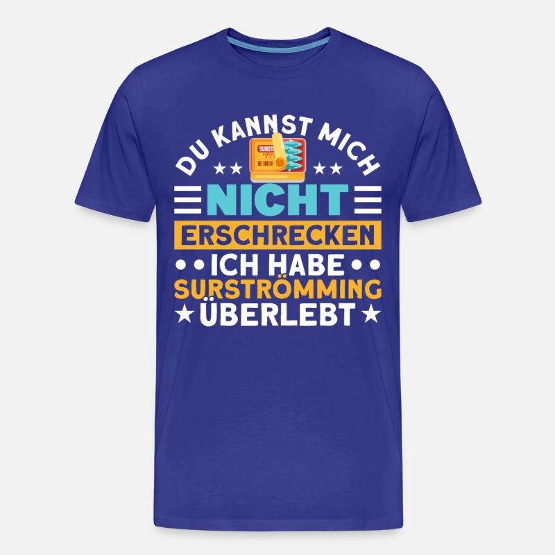 Surströmming Challenge Surströmming Schweden - Männer Premium Bio T-Shirt - Königsblau