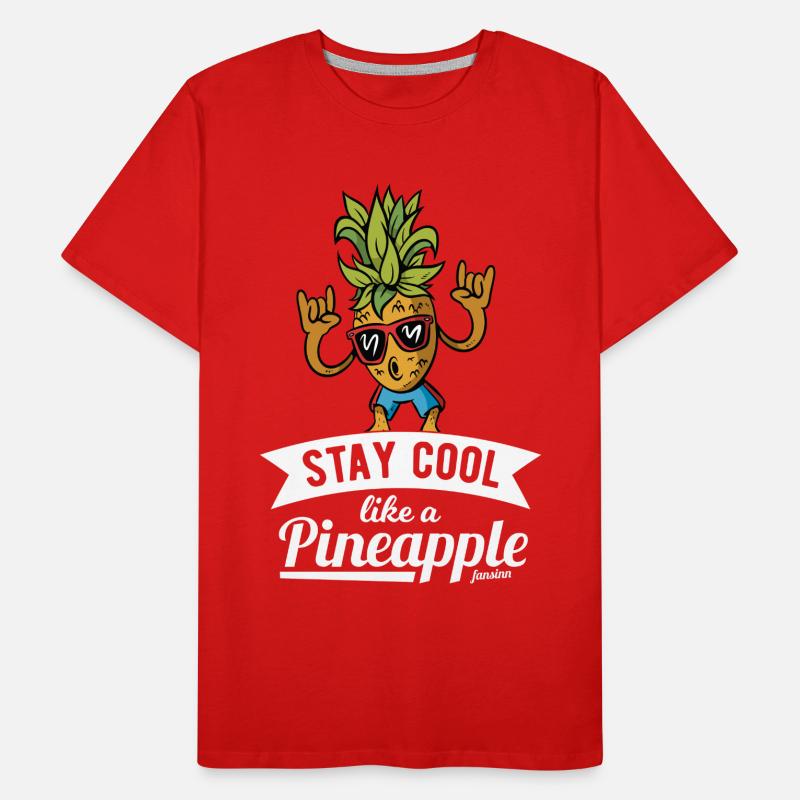 Pineapple Men's Premium Organic T-Shirt