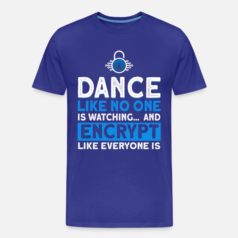 Computerfreak IT Sicherheit Cybersecurity Geschenk - Männer Premium Bio T-Shirt - Königsblau