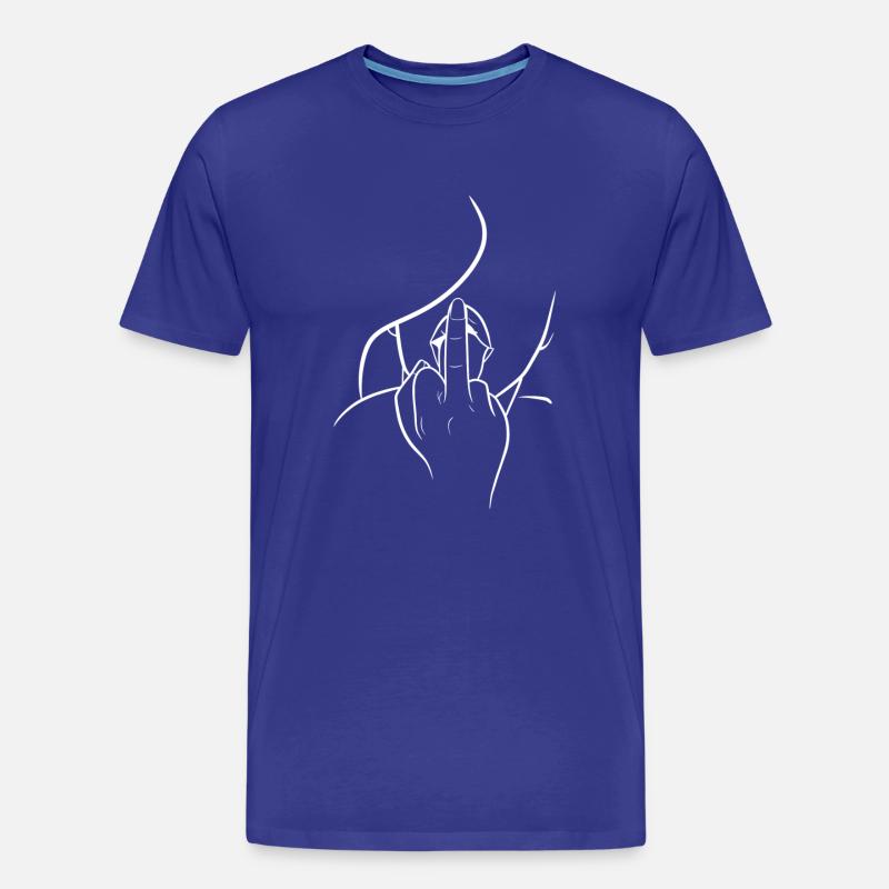 hm.. - Männer Premium Bio T-Shirt - Königsblau
