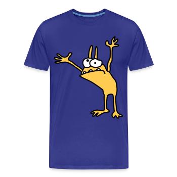 Kobold - Männer Premium Bio T-Shirt - Königsblau - Vorne - Damien (186cm)