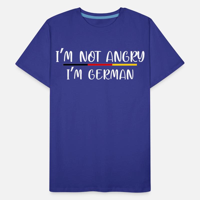 Humorous German Identity Statement Men's Premium Organic T-Shirt