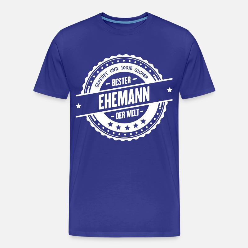 Bester Ehemann - Männer Premium Bio T-Shirt - Königsblau