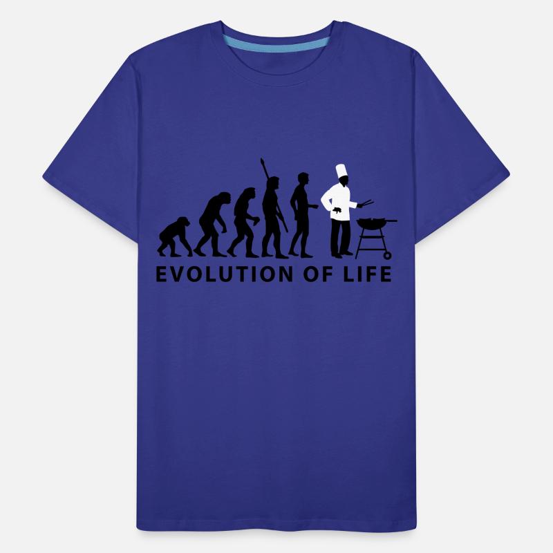 evolution_grill_e_2c Men's Premium Organic T-Shirt