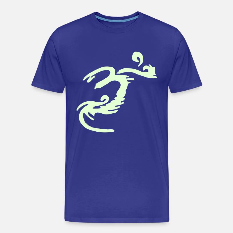 aum_fx2 - Männer Premium Bio T-Shirt - Königsblau
