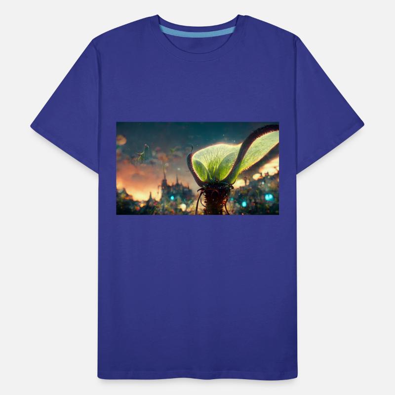 Futuristic Venus flytrap Men's Premium Organic T-Shirt