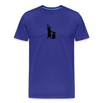 schmied_1c - T-shirt bio Premium Homme - bleu roi - Devant - Damien (186cm)