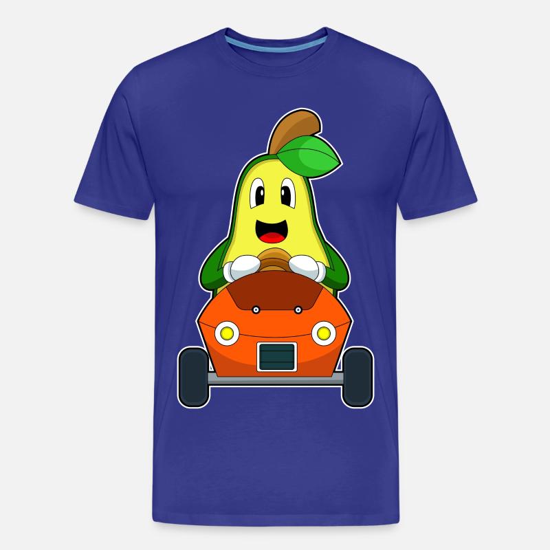 Avocado Auto - Männer Premium Bio T-Shirt - Königsblau