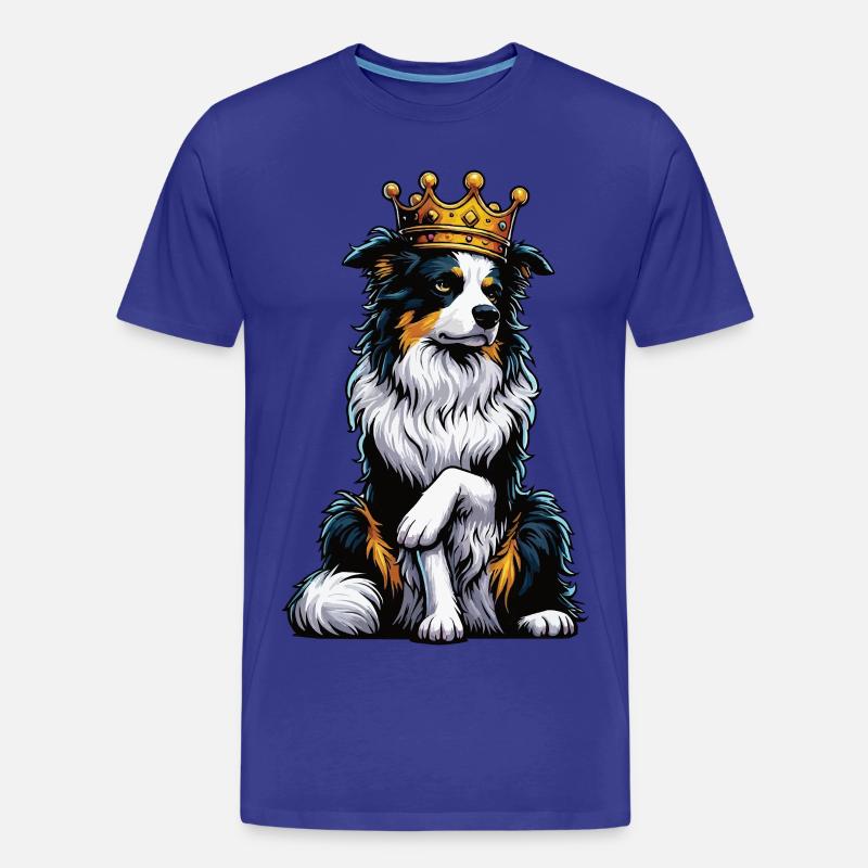 Australian Shepherd Aussie Aussiebesitzer Aussies - Männer Premium Bio T-Shirt - Königsblau