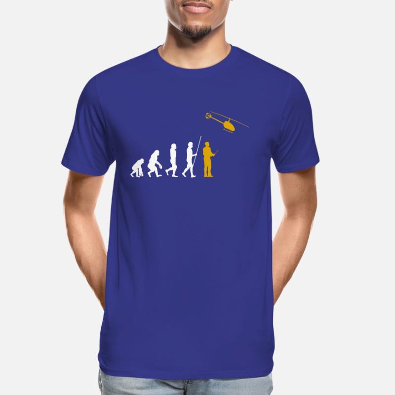 Evolution RC Hélicoptère commandé à distance Modéliser T-shirt bio Premium Homme