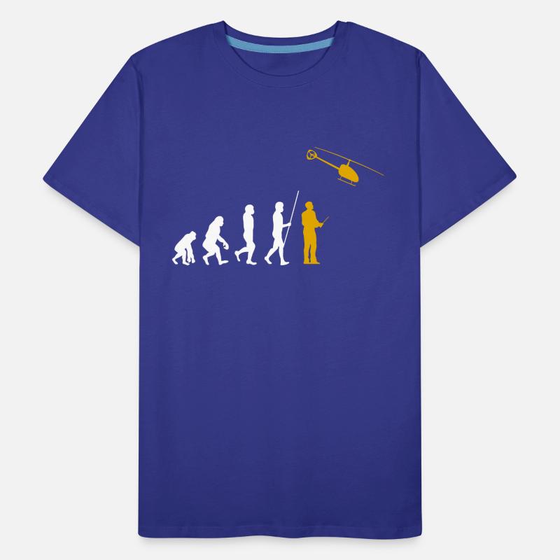 Evolution RC Hubschrauber Ferngesteuert Modellbau Männer Premium Bio T-Shirt