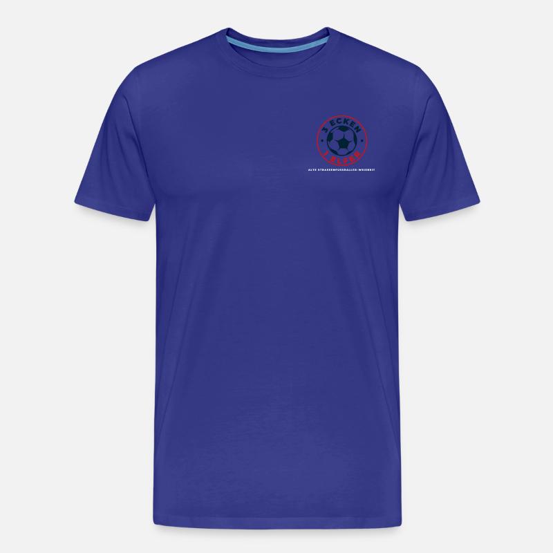 3 ecken 1 elfer - Männer Premium Bio T-Shirt - Königsblau