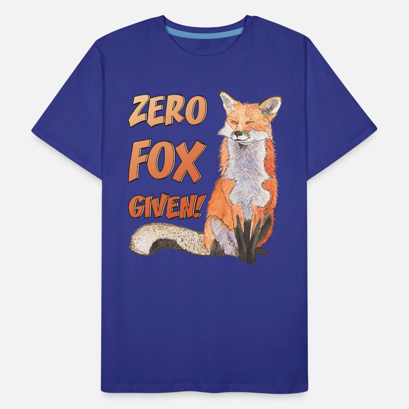 Zero Fox given No Fox given cute fox Men's Premium Organic T-Shirt