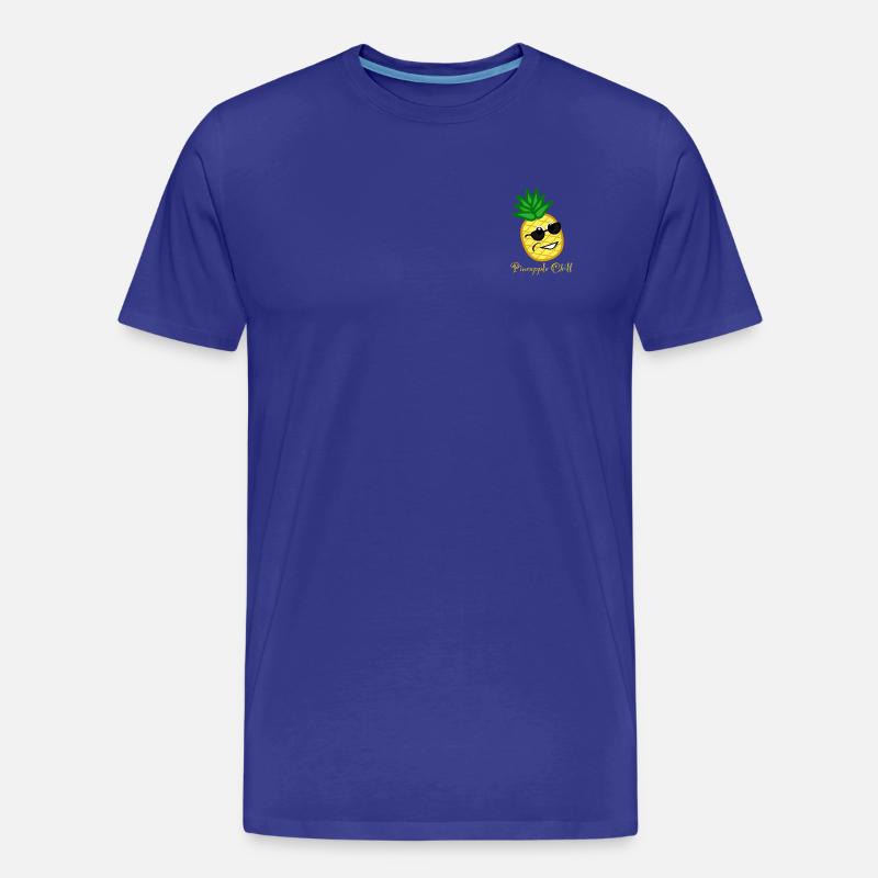 Pineapple Chill - Männer Premium Bio T-Shirt - Königsblau