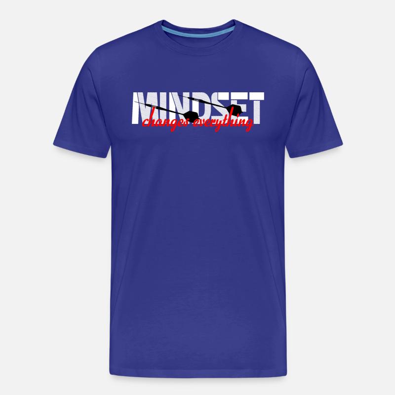 Mindset changes everything - Männer Premium Bio T-Shirt - Königsblau