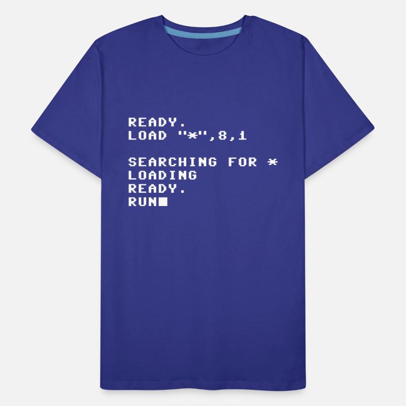 C64 - Retro - Commodore - Loading Screen Men's Premium Organic T-Shirt